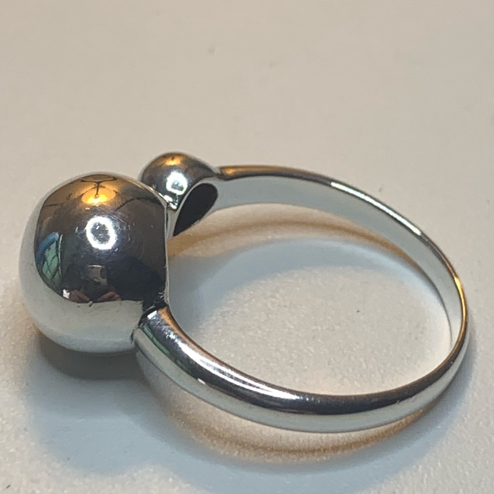Silpada Vintage Sterling HAVE A BALL Cubic Zirconia Ring - Picture 9 of 13